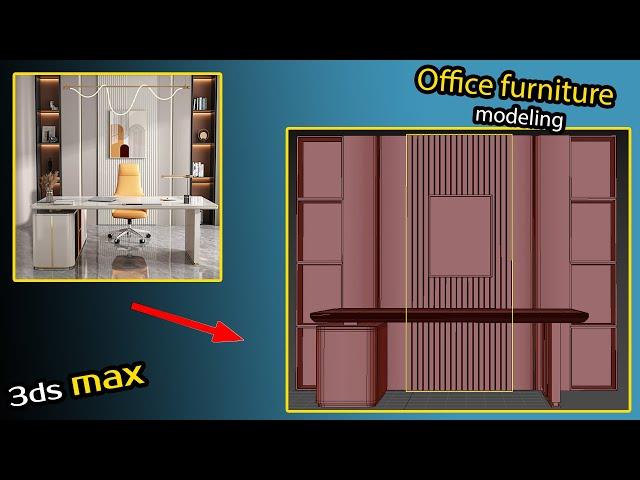 office furniture modeling in 3dsmax