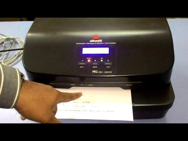 3. Procedure for change settings Olivetti PR2 Plus