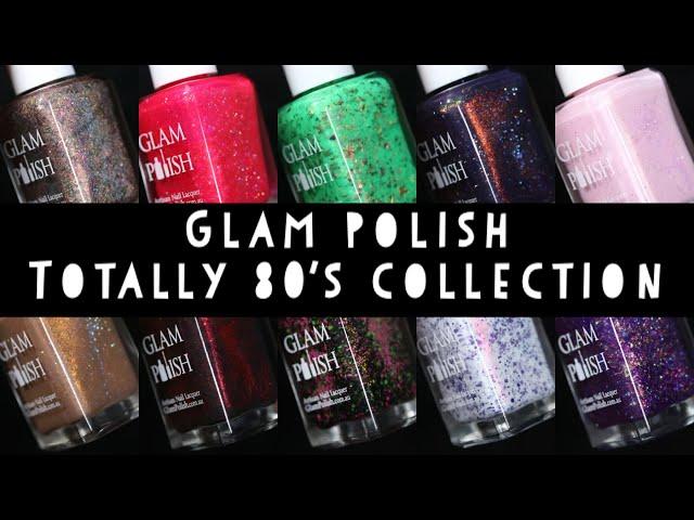 Totally 80's Glam Polish | live swatch review | jodispolish