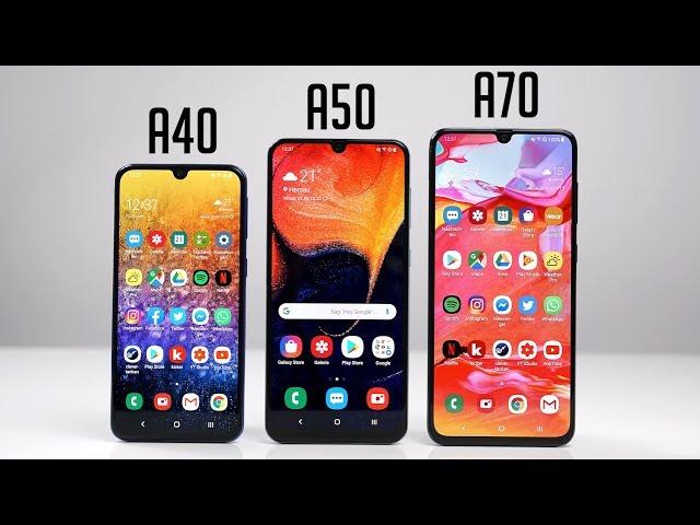 Samsung Galaxy A40 vs. A50 vs. A70 - Die wichtigsten Unterschiede & Kaufberatung (Deutsch) | SwagTab