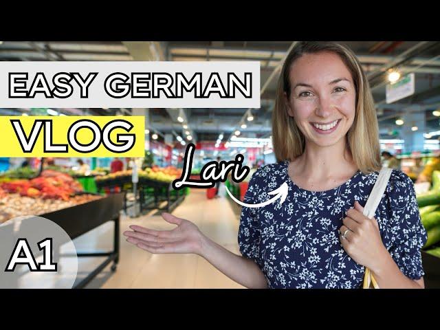 German Learning Vlog for Absolute Beginners | COMPREHENSIBLE INPUT