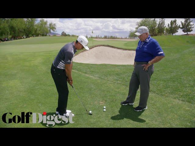 Rickie Fowler on How To Hit a Chip Shot Over a Bunker | Butch Harmon Golf Lessons | Golf Digest