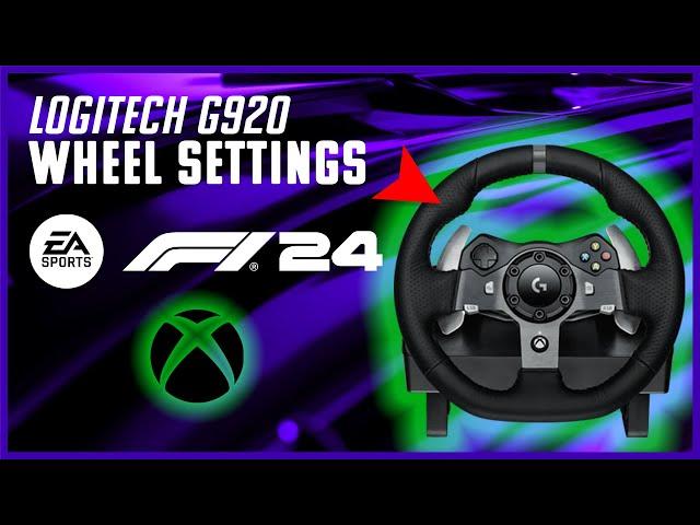 F1 24 - Logitech G920 Best Wheel Settings for XBOX - Realistic Feel (All Experience Levels)