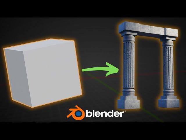 Create a Pillar in Blender in 1 Minute!