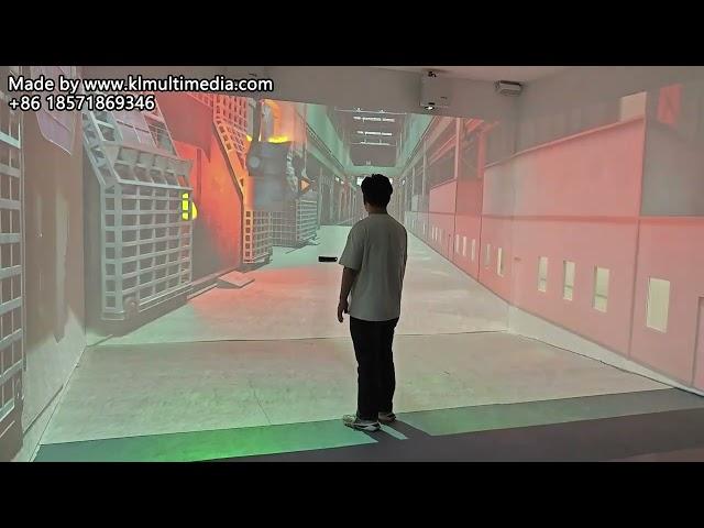 Immersive Room Body Sensor Interactive used on projection | Kinect developers