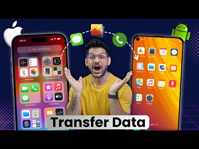 How to transfer file or data from android to iPhone or iphone to android