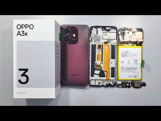 OPPO A3X TEARDOWN & DISASSEMBLY !! NO DETAIL INFORMATION