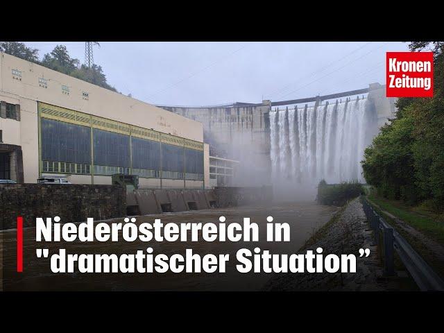 Niederösterreich in "dramatischer Situation" | krone.tv NEWS