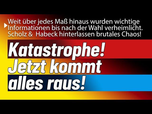 Eilmeldung! Scholz, Baerbock & Habeck hinterlassen absolute Katastrophe!