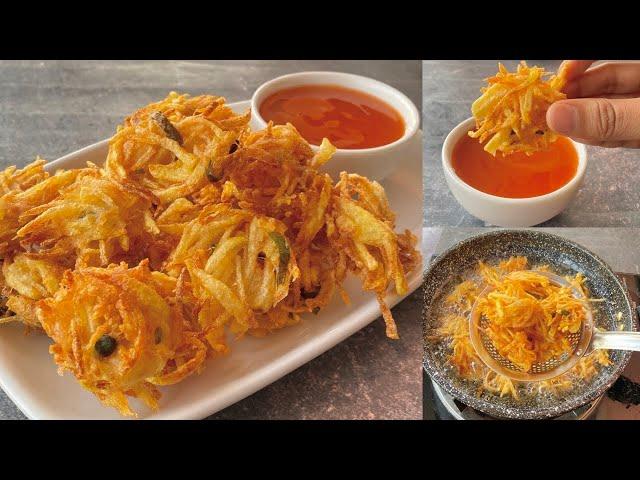 বিকালের নাস্তার জন্য মচমচে আলুর পাকোড়া | Potato Pakora Recipe | Aloo pakora | Potato Snacks Recipes