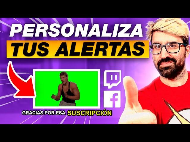  CREA TUS PROPIAS ALERTAS PARA TWITCH **GRATIS** COMO PONER ALERTAS EN TWITCH 2021