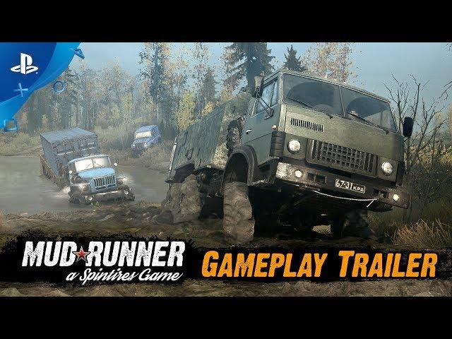 Spintires: MudRunner - Gameplay Trailer | PS4