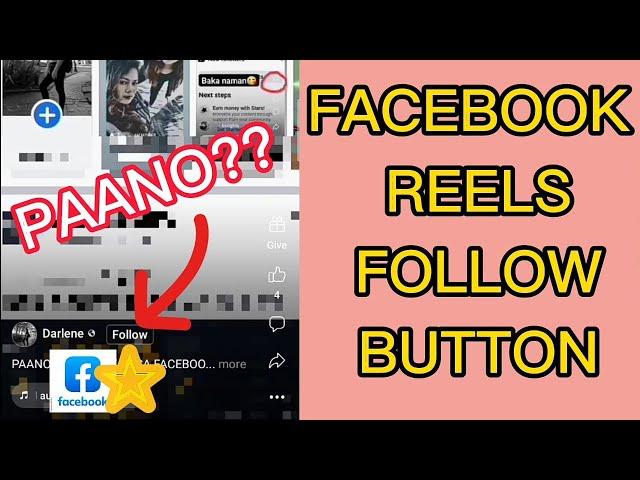 PAANO LAGYAN NG FOLLOW BUTTON ANG FACEBOOK REELS.