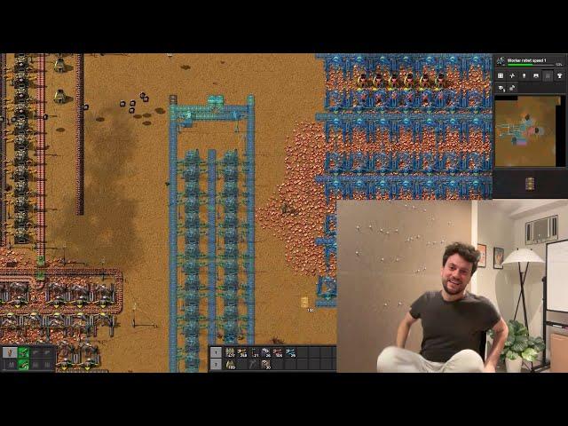 George Hotz | Gaming | factorio space age "speedrun" | tinygrad.org/#tinybox