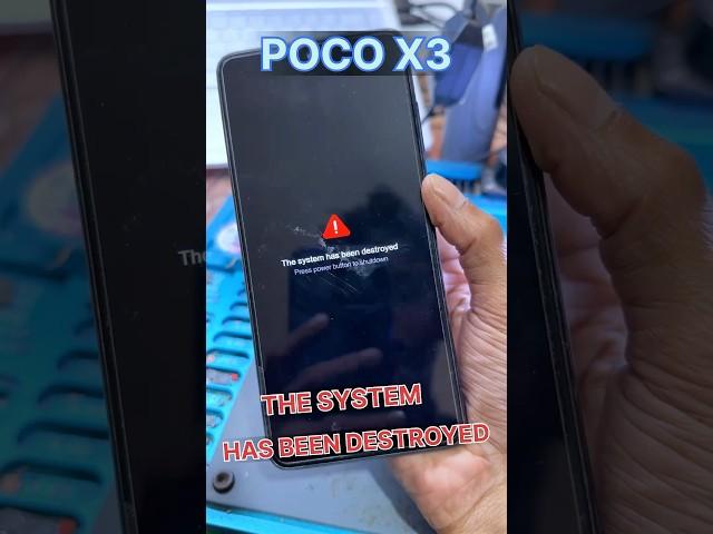 POCO X3 THE SYSTEM HAS BEEN DESTROYED FIX BY EASY JTAG #technicalmilan #repair #emmcrepair #ufs