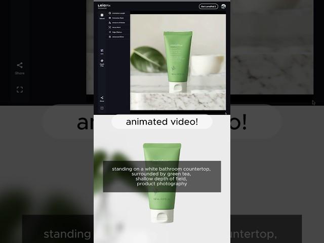 Animated product videos with AI #ecommerce #socialmediamarketing #advertising