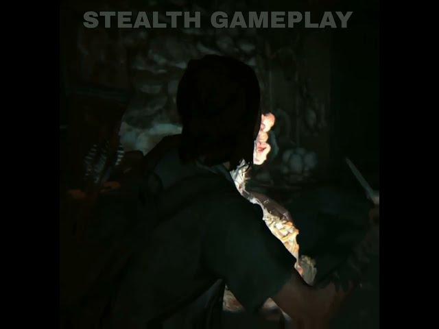 Ellie Stealth Kills in Last Of Us 2 (tlou2) #shorts