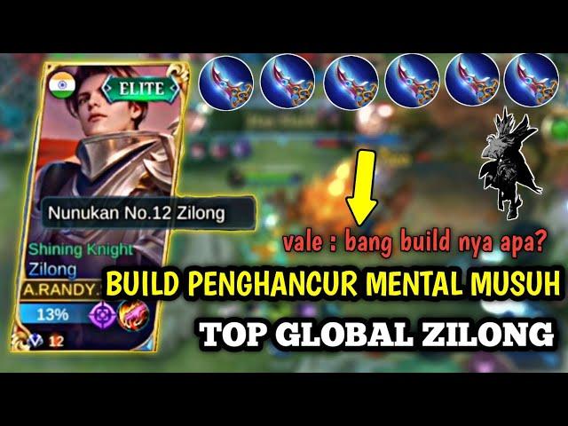 BUILD ZILONG TERSAKIT 2022 | BUILD ZILONG PALING SAKIT 2022 |WAJIB COBA BUILD INI? TOP GLOBAL ZILONG