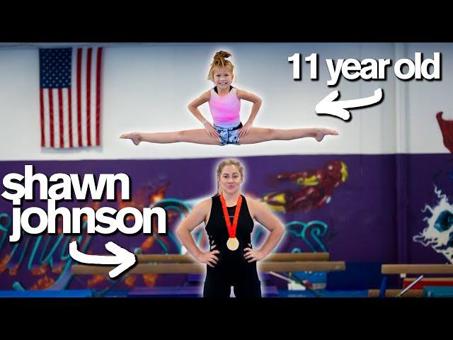 KID vs ADULT All Star Gymnastics Challenge ft Shawn Johnson