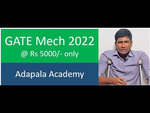 GATE Mechanical 2022