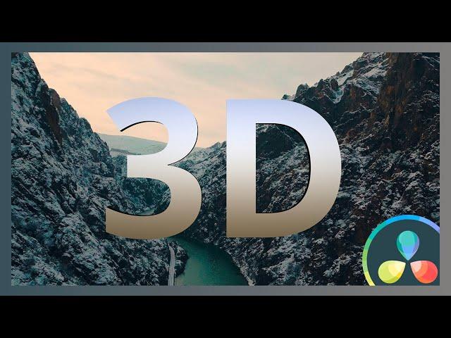 Stunning Camera Fly-Through 3D Text Effect in DaVinci Resolve | Step-by-Step Guide