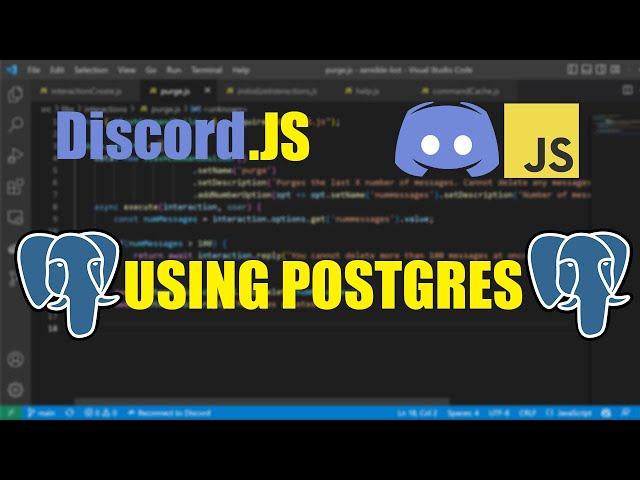 How to use Postgres on a Discord bot | Discord.js (v14) Bot Tutorial (EP 3)