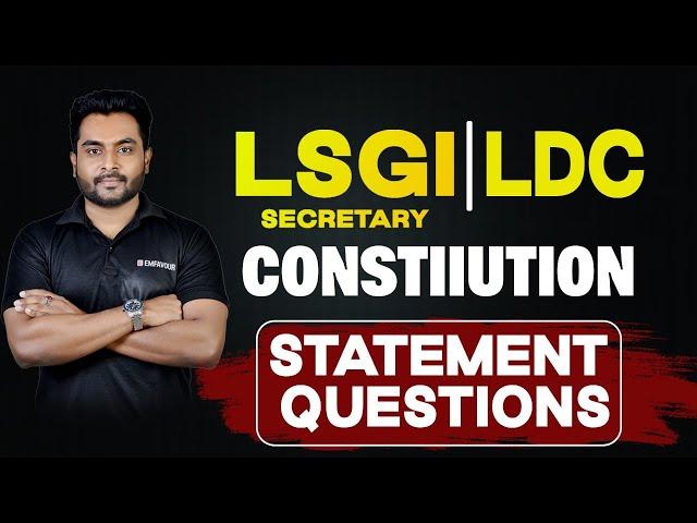 ഉത്തരം അറിയില്ലെങ്കിലും കണ്ടെത്തും വിദ്യ | LSGI Secretary | LDC 2024 | EMFAVOUR Kerala PSC