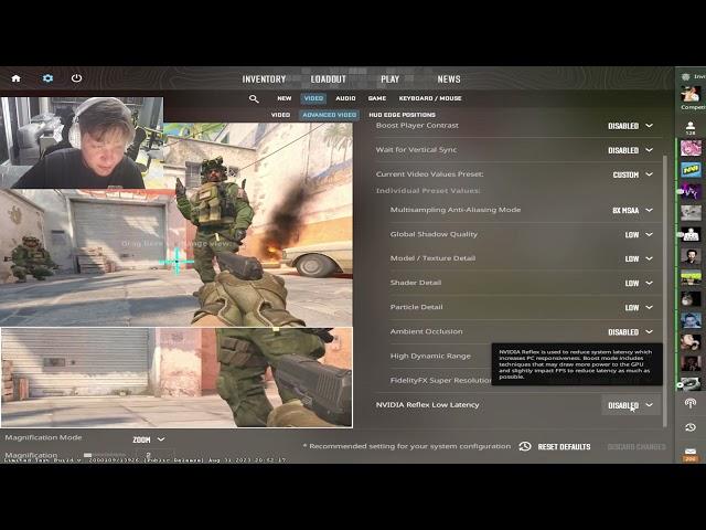 s1mple CS2 Settings, Game, Video, Audio, Sensitivity, Crosshair Settings