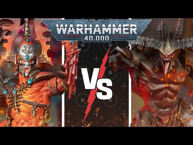 Aeldari vs Slaanesh Daemons | Warhammer 40k Horde Mode Battle Report