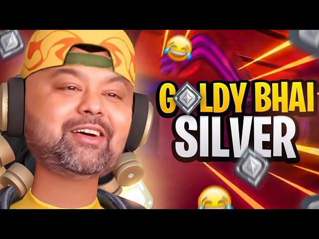 If Goldy Bhai was *SILVER* in Valorant  | Valorant Funny Moments India