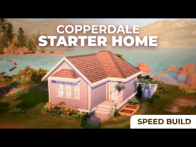 The Sims 4 SPEED BUILD | Copperdale Starter Home