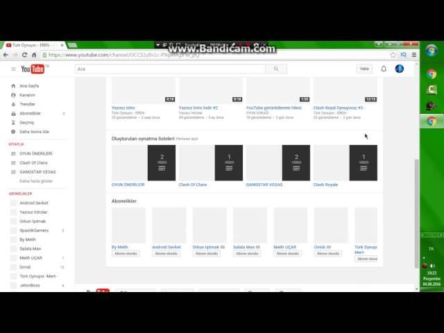 Youtube Kanal Özelleştirme