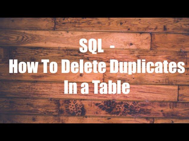 Oracle : How to Delete duplicates? Rowid Vs Row_number | Jay’s Techie Crown