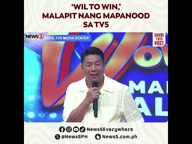 ‘Wil to Win,’ ipinakilala ni Willie Revillame para sa kanyang pagbabalik sa TV5