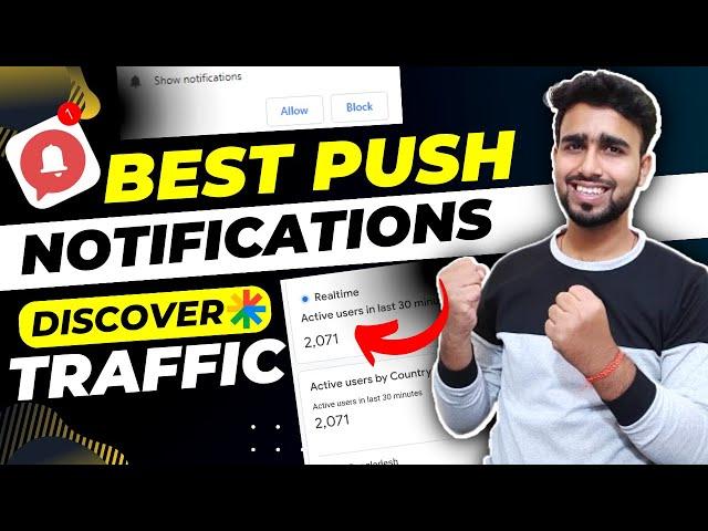 Best Push Notification for WordPress & Blogger to Get Unlimited Discover Traffic | #blogging