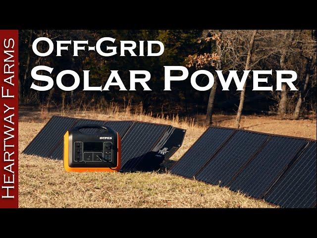 Oupes 1100W Solar Generator Review | Off-Grid Power Source | Prepping | Heartway Farms