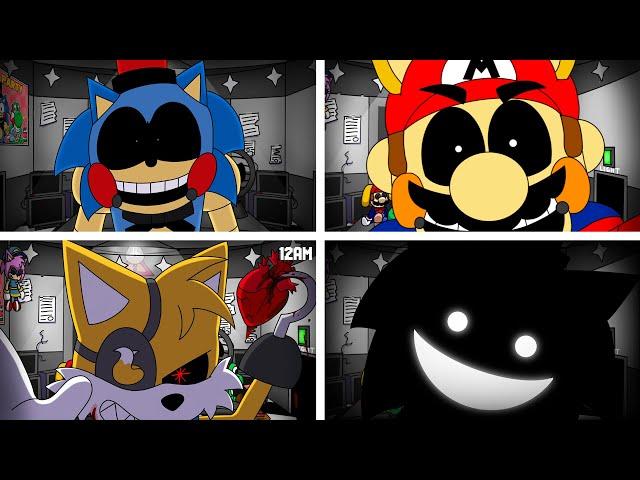 Five Nights at Sonic's 2 Reopened | ALL JUMPSCARES