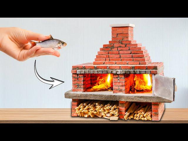 MAKING MINI BBQ OUT OF MINI BRICKS