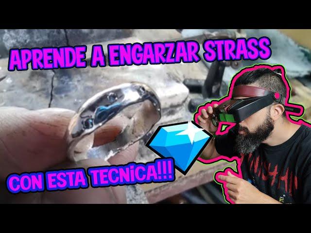 Como hacer un engarce invisible de Strass -