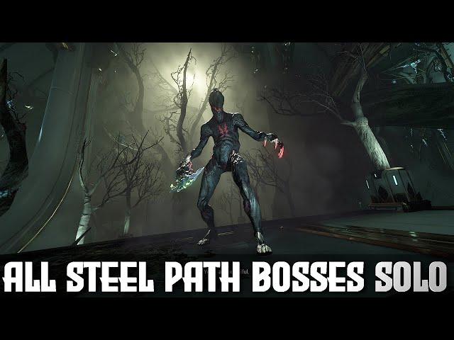 I Finished All Steel Path (Hard Mode) Boss Fights Solo | Warframe