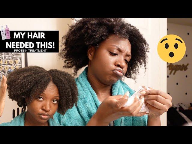 BEST User friendly Protein Treatment for Natural Hair + Trim