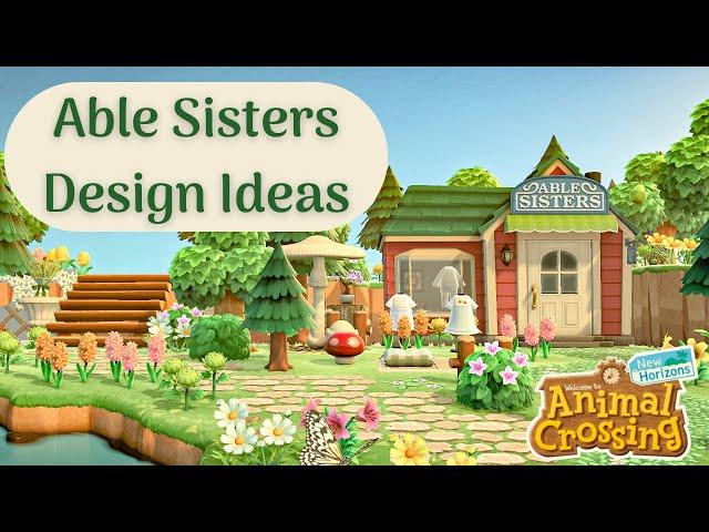 Able Sisters Design Ideas | Animal Crossing New Horizons | Designing Able Sisters Speed Build