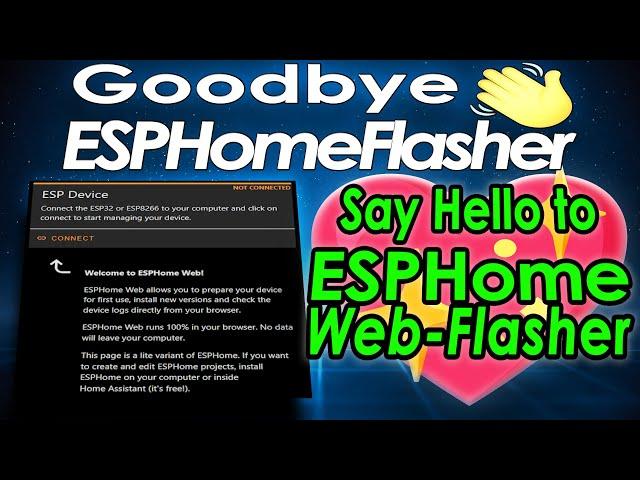 Deprecated: ESPHomeFlasher! How-to ESPHome Web Flasher ESP Web Tools 2024