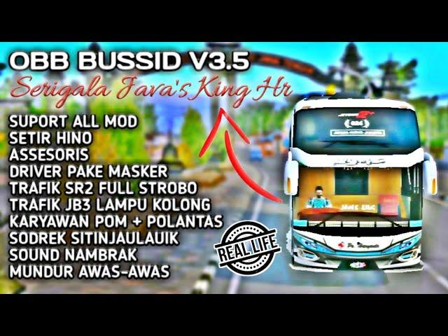 RealLife||OBB BUSSID SOUND SERIGALA JAVA'S KING HR || SUPORT ALL MOD || BUSSID MOD OBB V3.5