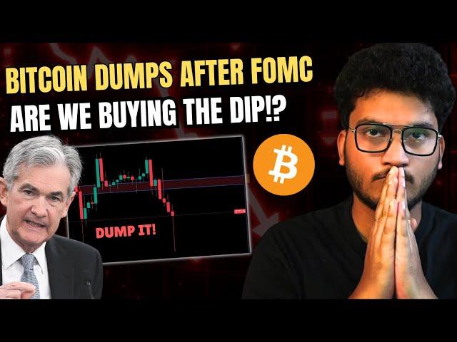 CRYPTO MARKET CRASHES AFTER FOMC - BITCOIN US MARKET DUMP POWELL SPEAKS