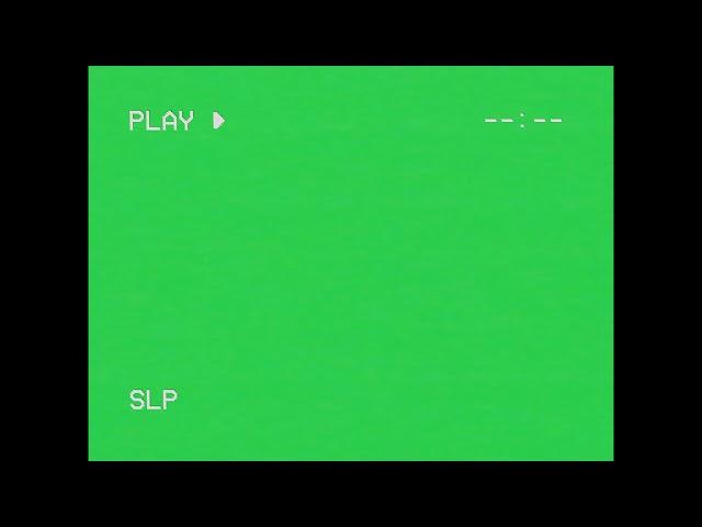 VHS Overlay | Green Screen | VHS Green Screen