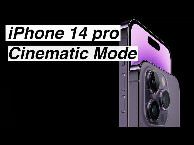 iPhone 14 pro Cinematic Video Mode - Stunning Bokeh Effect