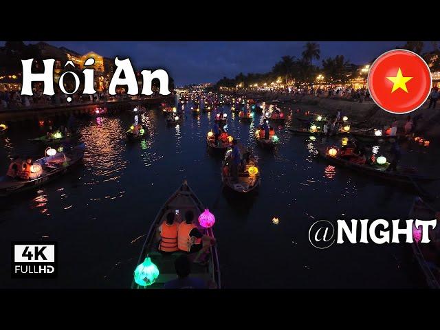 Hoi An, Vietnam, The most BEAUTIFUL City in the world (Lantern City) 4K Walking Tour At Night.