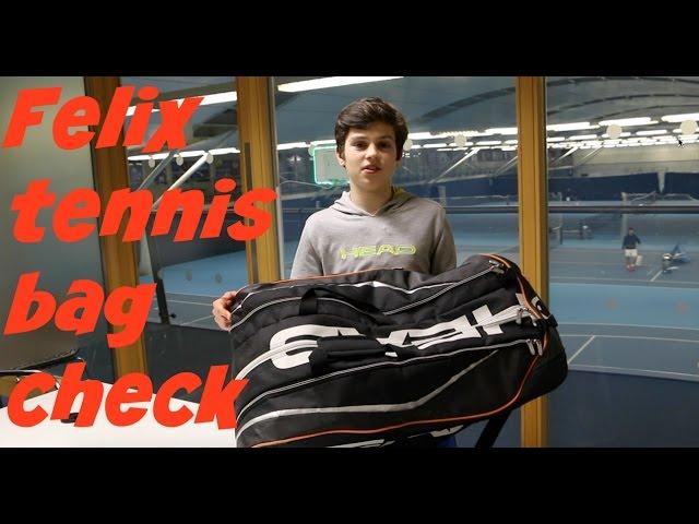 #10 Bag check with Felix - tennis Brothers 2016