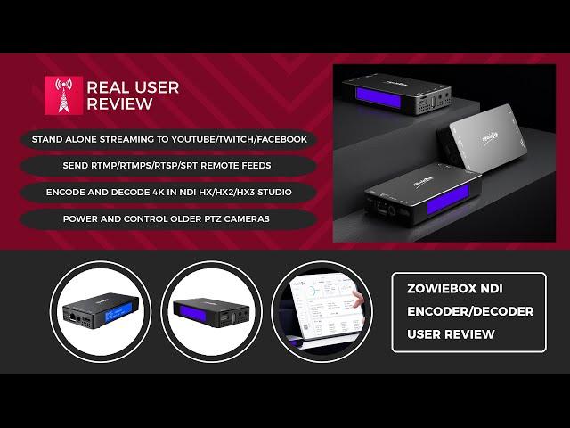 Zowiebox - NDI 4K Encoder/Decoder - User Review